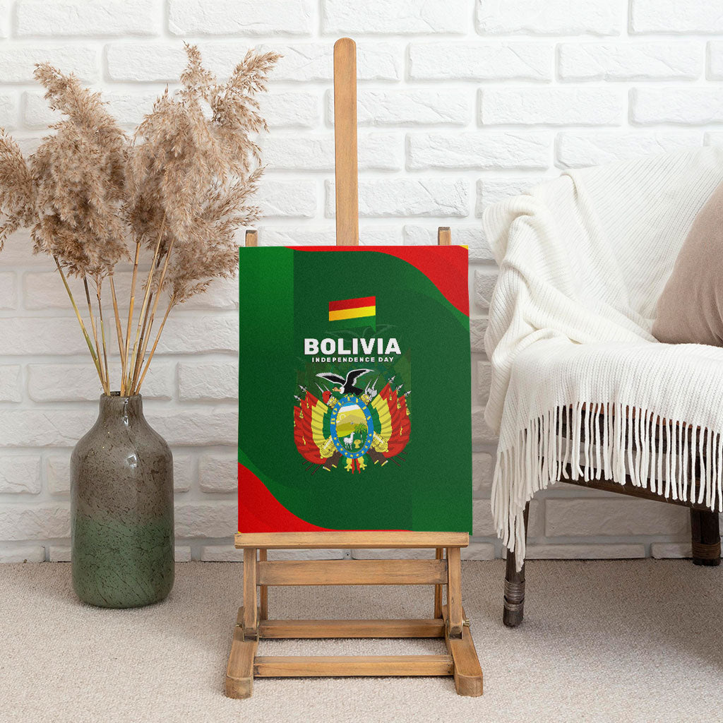 Bolivia Independence Day Canvas Wall Art Coat Of Arms Libre Y Soberana Heritage Art Broken Chains