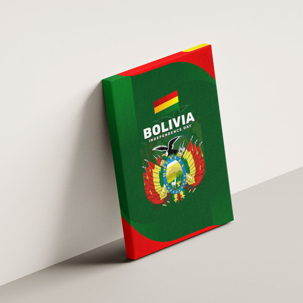 Bolivia Independence Day Canvas Wall Art Coat Of Arms Libre Y Soberana Heritage Art Broken Chains