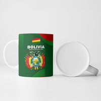 Bolivia Independence Day Ceramic Mug Coat Of Arms Libre Y Soberana Heritage Art Broken Chains