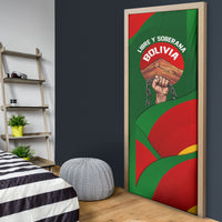 Bolivia Independence Day Door Cover Coat Of Arms Libre Y Soberana Heritage Art Broken Chains
