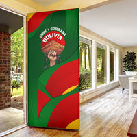 Bolivia Independence Day Door Cover Coat Of Arms Libre Y Soberana Heritage Art Broken Chains
