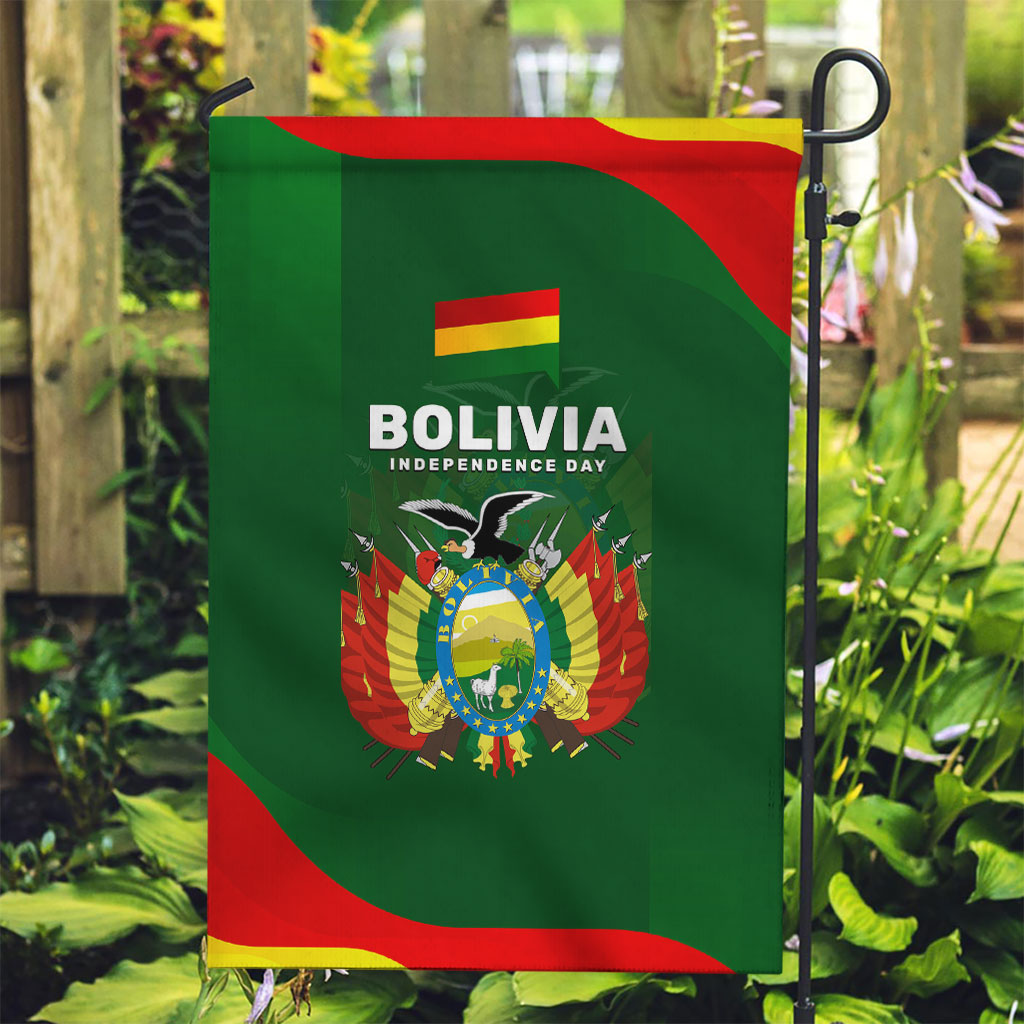 Bolivia Independence Day Garden Flag Coat Of Arms Libre Y Soberana Heritage Art Broken Chains