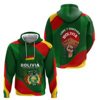 Bolivia Independence Day Hoodie Coat Of Arms Libre Y Soberana Heritage Art Broken Chains