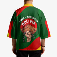 Bolivia Independence Day Kimono Coat Of Arms Libre Y Soberana Heritage Art Broken Chains