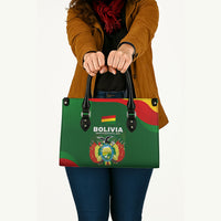 Bolivia Independence Day Leather Bag Coat Of Arms Libre Y Soberana Heritage Art Broken Chains