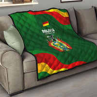Bolivia Independence Day Quilt Coat Of Arms Libre Y Soberana Heritage Art Broken Chains