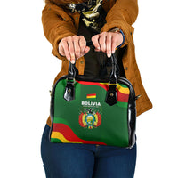 Bolivia Independence Day Shoulder Handbag Coat Of Arms Libre Y Soberana Heritage Art Broken Chains