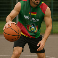Bolivia Independence Day Sleeveless Hoodie Coat Of Arms Libre Y Soberana Heritage Art Broken Chains