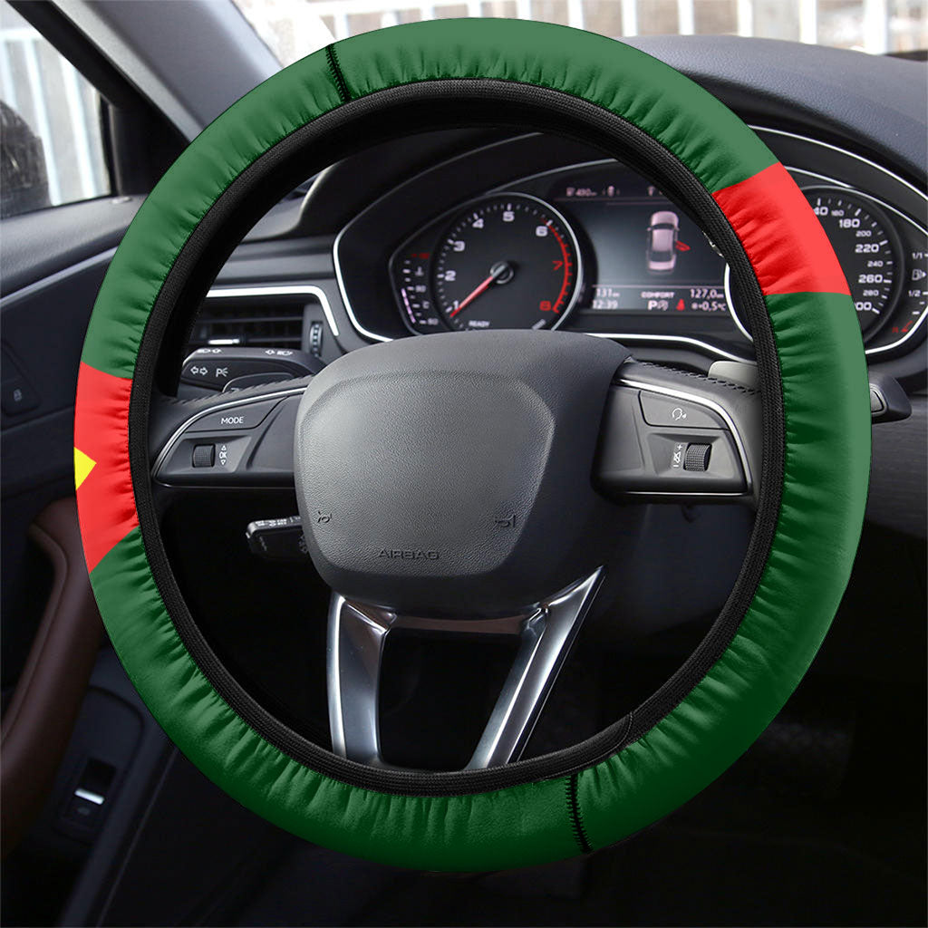 Bolivia Independence Day Steering Wheel Cover Coat Of Arms Libre Y Soberana Heritage Art Broken Chains
