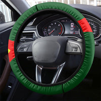 Bolivia Independence Day Steering Wheel Cover Coat Of Arms Libre Y Soberana Heritage Art Broken Chains