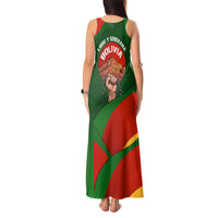Bolivia Independence Day Tank Maxi Dress Coat Of Arms Libre Y Soberana Heritage Art Broken Chains