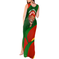 Bolivia Independence Day Tank Maxi Dress Coat Of Arms Libre Y Soberana Heritage Art Broken Chains