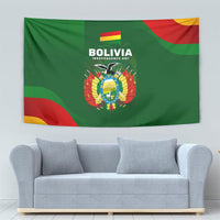 Bolivia Independence Day Tapestry Coat Of Arms Libre Y Soberana Heritage Art Broken Chains