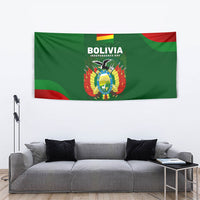 Bolivia Independence Day Tapestry Coat Of Arms Libre Y Soberana Heritage Art Broken Chains
