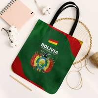 Bolivia Independence Day Tote Bag Coat Of Arms Libre Y Soberana Heritage Art Broken Chains