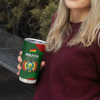 Bolivia Independence Day Tumbler Cup Coat Of Arms Libre Y Soberana Heritage Art Broken Chains