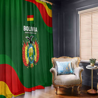Bolivia Independence Day Window Curtain Coat Of Arms Libre Y Soberana Heritage Art Broken Chains
