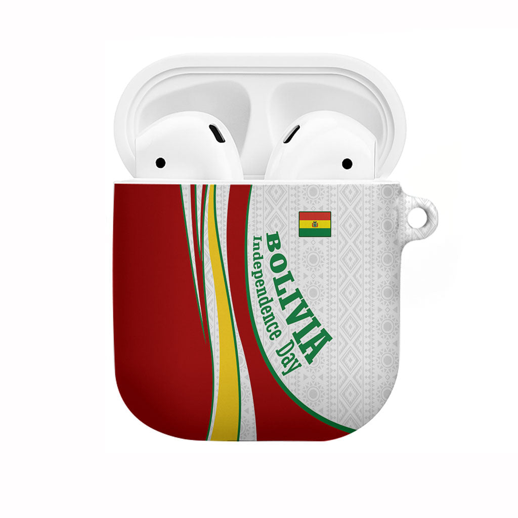 Bolivia Independence Day Map Flag AirPods Case Freedom Heritage National Coat Of Arms Accents
