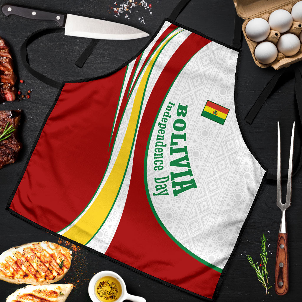Bolivia Independence Day Map Flag Apron Freedom Heritage National Coat Of Arms Accents