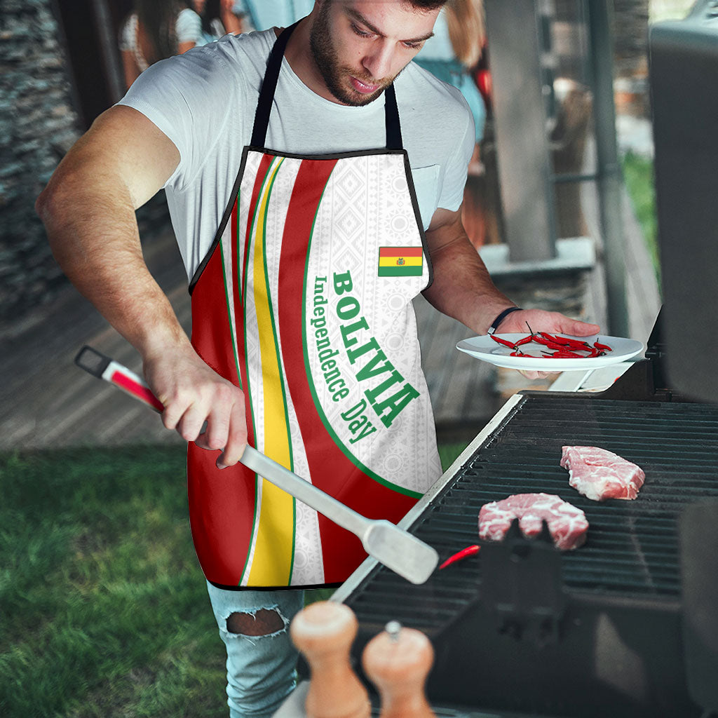 Bolivia Independence Day Map Flag Apron Freedom Heritage National Coat Of Arms Accents