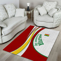 Bolivia Independence Day Map Flag Area Rug Freedom Heritage National Coat Of Arms Accents
