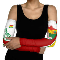 Bolivia Independence Day Map Flag Arm Sleeves Freedom Heritage National Coat Of Arms Accents