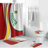 Bolivia Independence Day Map Flag Bathroom Set Freedom Heritage National Coat Of Arms Accents