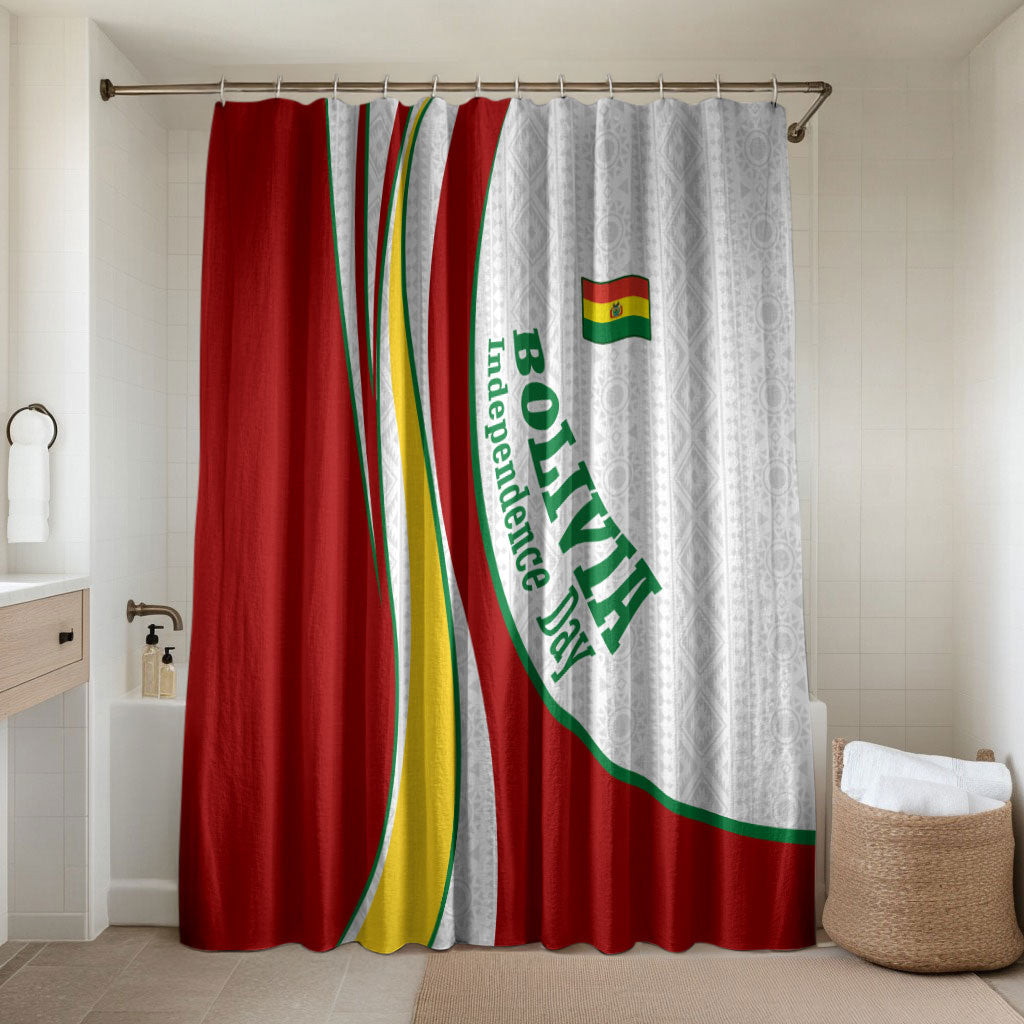 Bolivia Independence Day Map Flag Bathroom Set Freedom Heritage National Coat Of Arms Accents