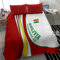 Bolivia Independence Day Map Flag Bedding Set Freedom Heritage National Coat Of Arms Accents
