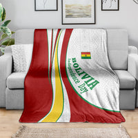 Bolivia Independence Day Map Flag Blanket Freedom Heritage National Coat Of Arms Accents