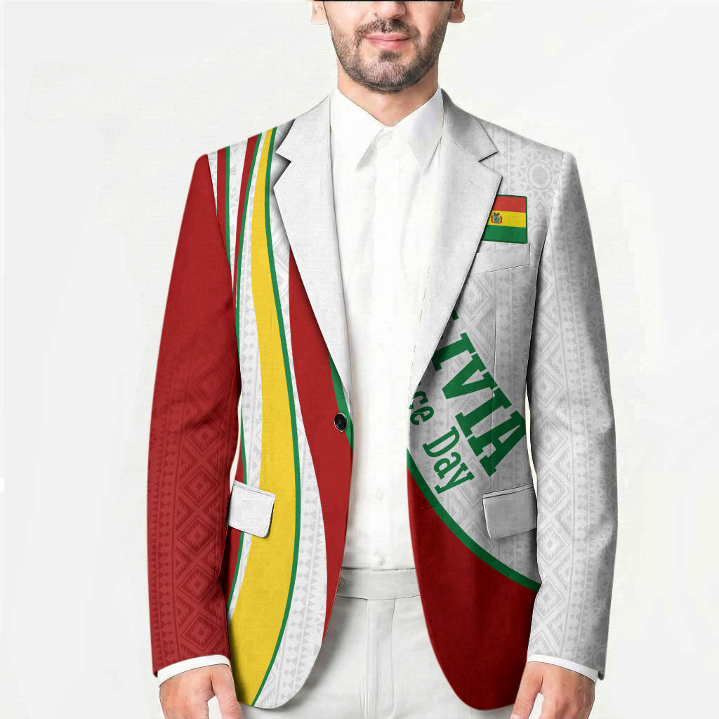 Bolivia Independence Day Map Flag Blazer Freedom Heritage National Coat Of Arms Accents