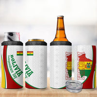 Bolivia Independence Day Map Flag 4 in 1 Can Cooler Tumbler Freedom Heritage National Coat Of Arms Accents