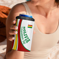 Bolivia Independence Day Map Flag 4 in 1 Can Cooler Tumbler Freedom Heritage National Coat Of Arms Accents
