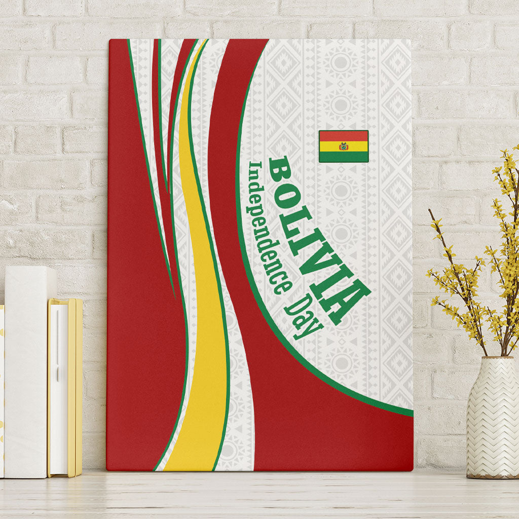 Bolivia Independence Day Map Flag Canvas Wall Art Freedom Heritage National Coat Of Arms Accents