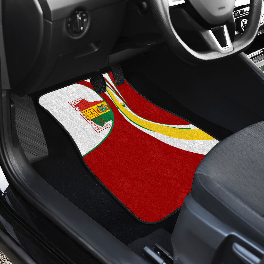 Bolivia Independence Day Map Flag Car Mats Freedom Heritage National Coat Of Arms Accents