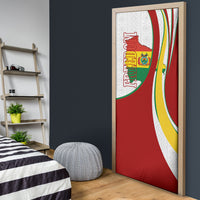 Bolivia Independence Day Map Flag Door Cover Freedom Heritage National Coat Of Arms Accents