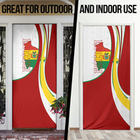 Bolivia Independence Day Map Flag Door Cover Freedom Heritage National Coat Of Arms Accents