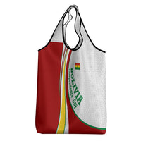 Bolivia Independence Day Map Flag Grocery Bag Freedom Heritage National Coat Of Arms Accents