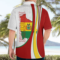 Bolivia Independence Day Map Flag Hawaiian Shirt Freedom Heritage National Coat Of Arms Accents