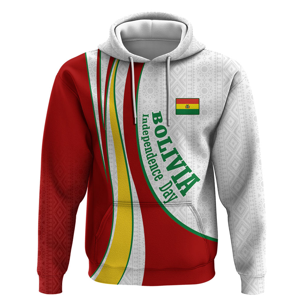 Bolivia Independence Day Map Flag Hoodie Freedom Heritage National Coat Of Arms Accents