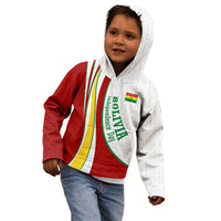 Bolivia Independence Day Map Flag Kid Hoodie Freedom Heritage National Coat Of Arms Accents