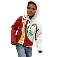 Bolivia Independence Day Map Flag Kid Hoodie Freedom Heritage National Coat Of Arms Accents