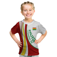 Bolivia Independence Day Map Flag Kid T Shirt Freedom Heritage National Coat Of Arms Accents