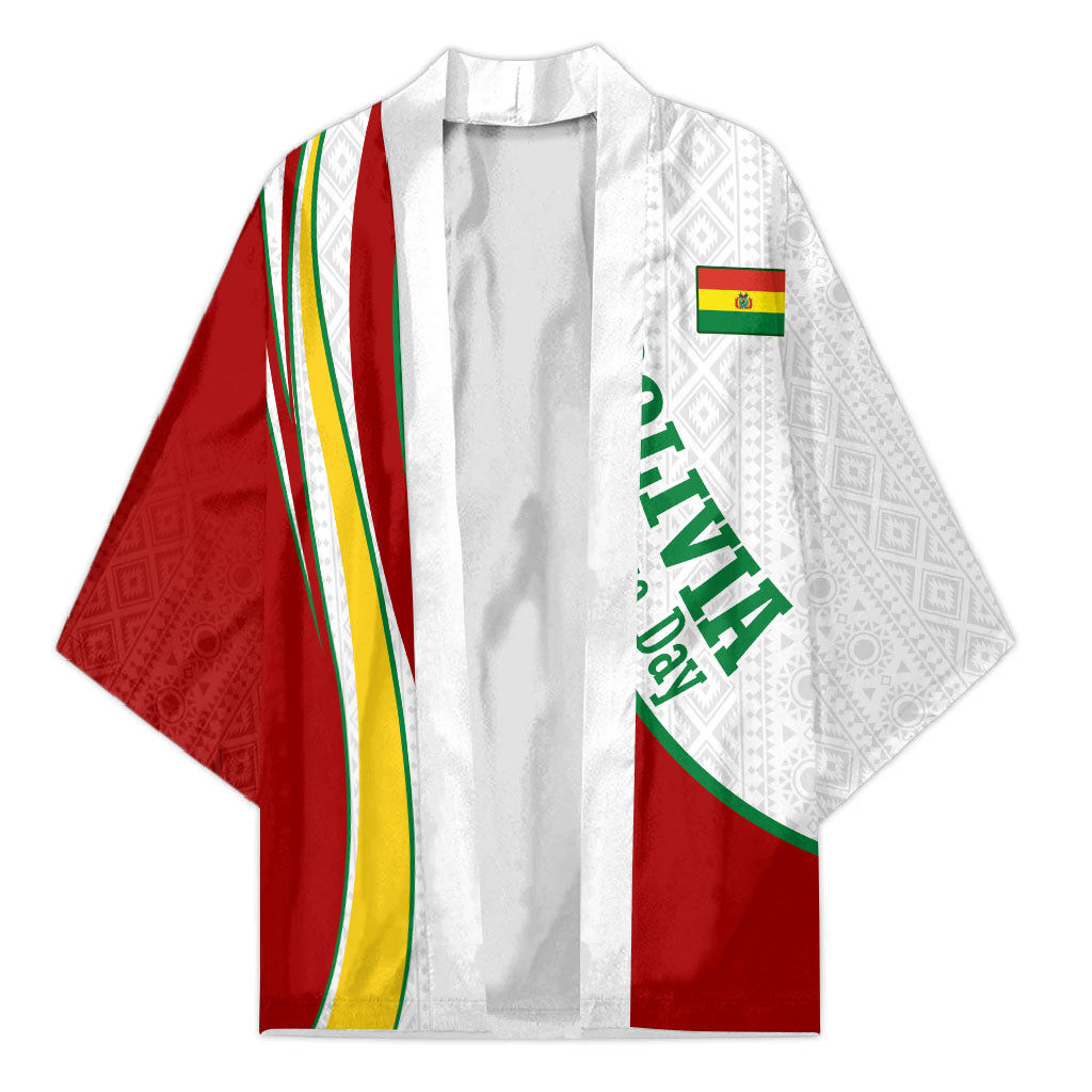 Bolivia Independence Day Map Flag Kimono Freedom Heritage National Coat Of Arms Accents