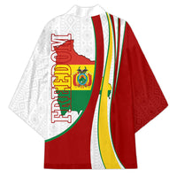 Bolivia Independence Day Map Flag Kimono Freedom Heritage National Coat Of Arms Accents