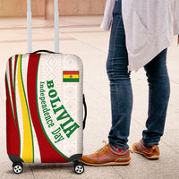Bolivia Independence Day Map Flag Luggage Cover Freedom Heritage National Coat Of Arms Accents