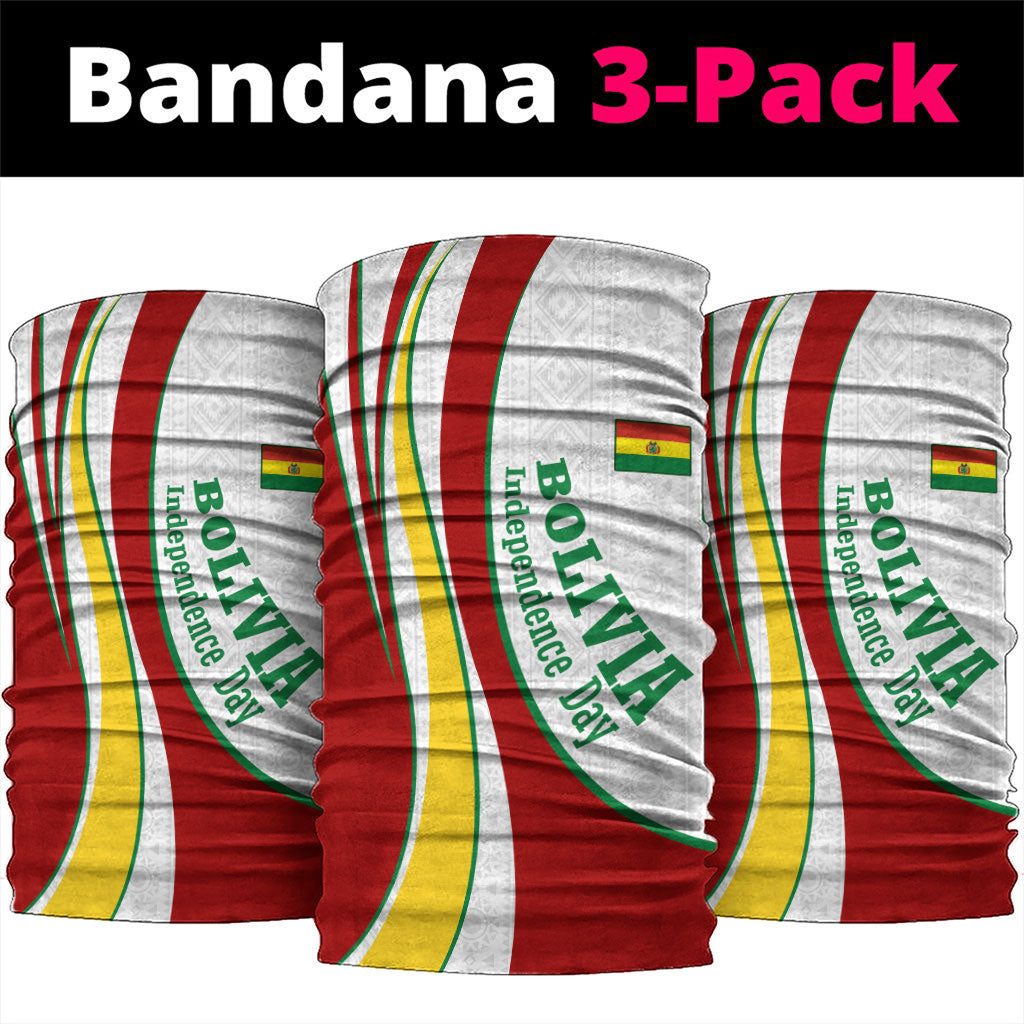 Bolivia Independence Day Map Flag Neck Gaiter Freedom Heritage National Coat Of Arms Accents