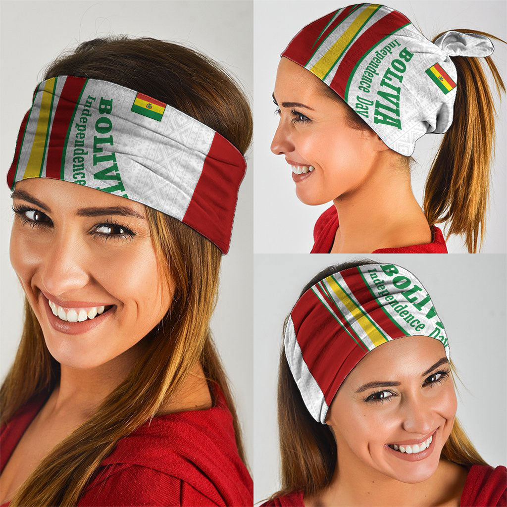 Bolivia Independence Day Map Flag Neck Gaiter Freedom Heritage National Coat Of Arms Accents