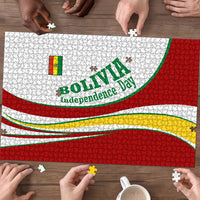 Bolivia Independence Day Map Flag Puzzle Freedom Heritage National Coat Of Arms Accents