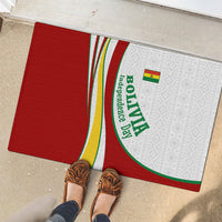 Bolivia Independence Day Map Flag Rubber Doormat Freedom Heritage National Coat Of Arms Accents